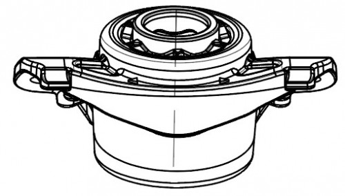 Опора амортизатора для автомобилей VW Tiguan (16-)/Skoda Octavia A7 (13-)/Karoq (17-) (задняя)