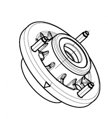 Опора амортизатора для автомобилей BMW 5 F10 (10-)/6 F12/F13 (11-) (задняя)