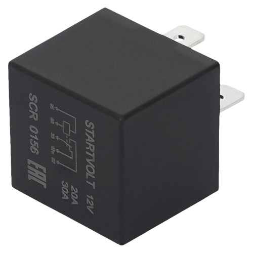 Реле 12V 30/20A 5 контактов для автомобилей Лада 2105-2111/КалинаVAG/Opel/Ford/BMW/Alfa Romeo