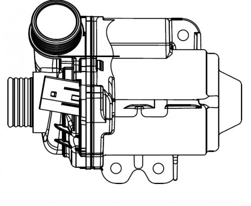 Насос электрический (помпа) для автомобилей BMW X6 E71 (08-)/X5 E70 (10-) 3.0i [N54/N55]