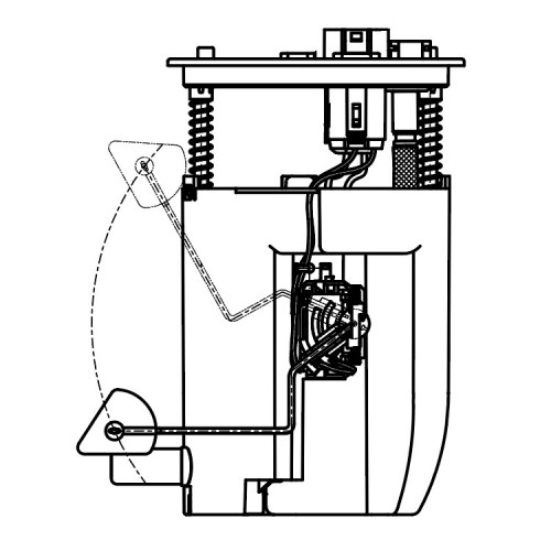 Модуль топливного насоса для автомибилей Toyota Venza (08-) 2.7i