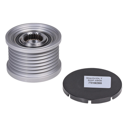 Шкив с обгонной муфтой генератора для автомобилей Лада XRay (15-)/Renault Duster (12-) 1.6i