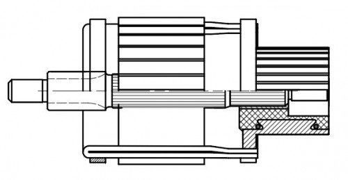 Ротор стартера для автомобилей Chevrolet Aveo T250 (08-) 1.4i (тип Delco)
