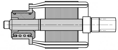Ротор стартера для автомобилей Lexus GS (97-)/Toyota Supra (93-) 3.0i [2JZ-GE/2JZ-GTE]