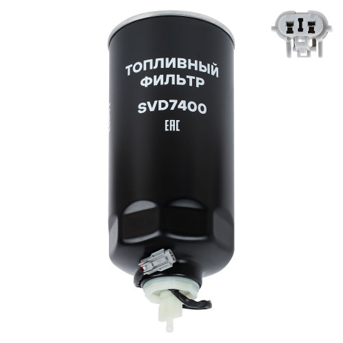 Фильтр топливный грубой очистки для автомобилей Shacman X3000/5000/6000 с двигателем WP13, ресурс 60000км, установка на двигателе