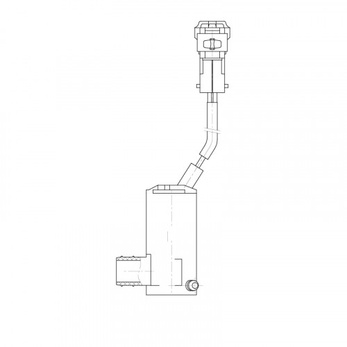 Насос омывателя для автомобилей Hyundai HD 65/72/75 (98-) (без задн. омыв.)