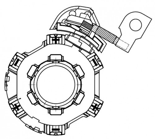 Узел щеточный стартера для автомобилей Mercedes-Benz C W204 (07-)/E W212 (09-)1.8T (Start-Stop)