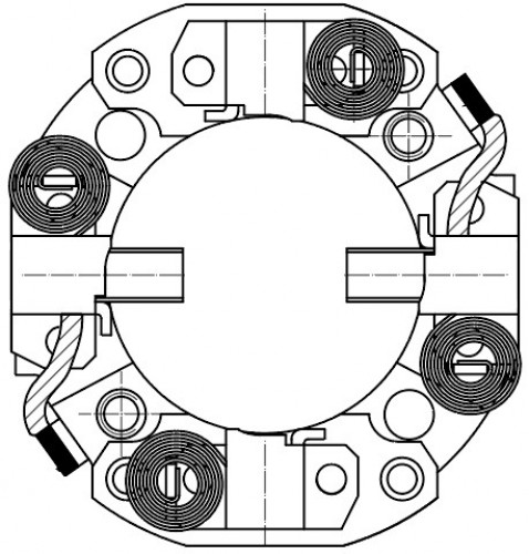 Узел щеточный стартера для автомобилей BMW X5 E53 (01-)/5 E60 (02-)/7 E65 (02-) 3.0D