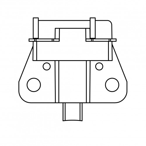 Узел щёточный генератора для спецтехники Case/Iveco