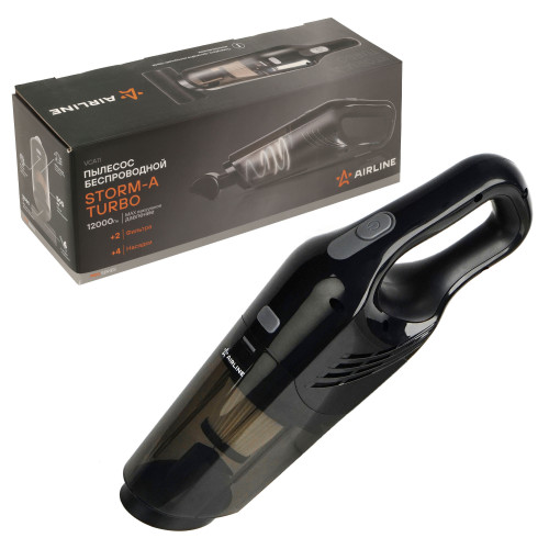 Пылесос аккумуляторный (беспроводной) STORM-A 12000PA PRO TURBO в сумке (120W, 0.5л, 2000 mAh)