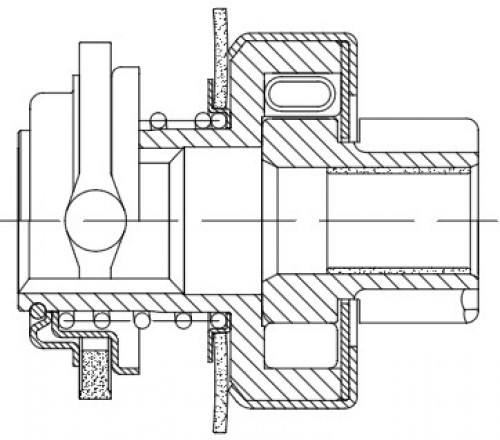 Привод стартера (бендикс) для автомобилей VAG Passat (88-) 1.8i/Transporter T4 (90-) 2.4D