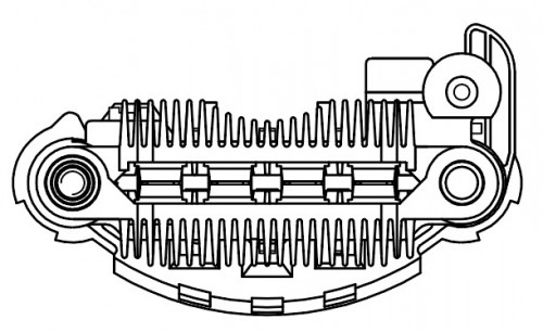 Мост диодный генератора для автомобилей Suzuki SX4 (06-) 1.6i/Swift III (05-) 1.3i/1.5i