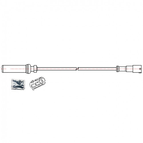 Датчик ABS для автомобилей Mercedes-Benz Actros MP2/MP3 (03-) прямой 3400мм