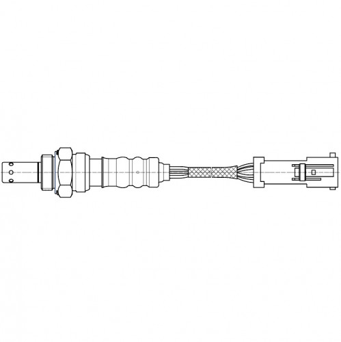 Датчик кислорода для автомобилей Ford Fusion (02-)/Fiesta (02-) 1.4i/1.6i до катализатора