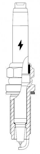 Свеча зажигания для автомобилей Haval Dargo (22-) 2.0T/Tank 500 (22-) 3.0T Ir+Pt