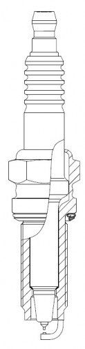 Свеча зажигания для автомобилей JAC JS6 (21-)/Voyah Dream (21-)/Free (23-) 1.5T Ir+Pt