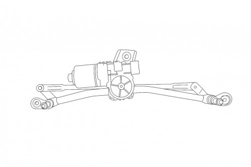 Стеклоочиститель в сборе для автомобилей Opel Astra H (04-)