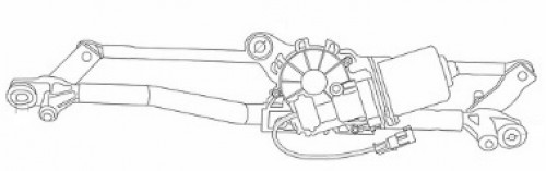 Стеклоочиститель в сборе для автомобилей Chevrolet Cruze (09-) (VWA 05051)
