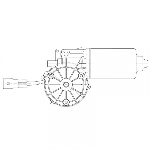 Моторедуктор стеклоочистителя для автомобилей Shacman X6000 (23-)